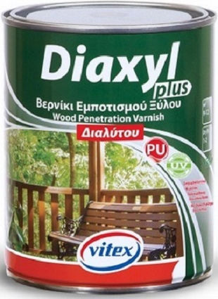 Vitex Diaxyl Plus Βερνίκι Εμποτισμού Πολυουρεθάνης Διαλύτου Άχρωμο Ελαφρώς Σατινέ 750ml