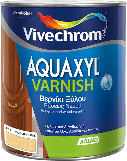 Vivechrom Aquaxyl Varnish Пропитка за Вода Безцветен Сатен 750мл