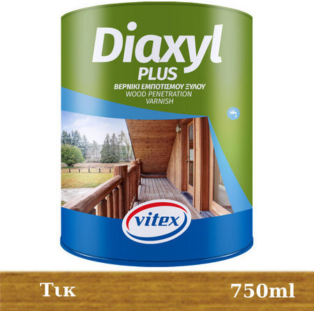 Vitex Diaxyl Plus Пропитка Полиуретан за Вода 2504 Тик Светъл сатен 750мл
