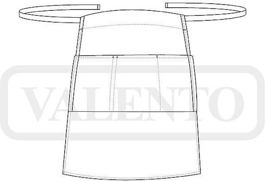 Valento Waiter Waist Apron Cabernet Burgundy