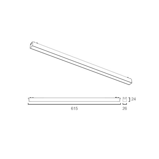 Sun Light LED Kommerzielle lineare Beleuchtung Leuchte Decke