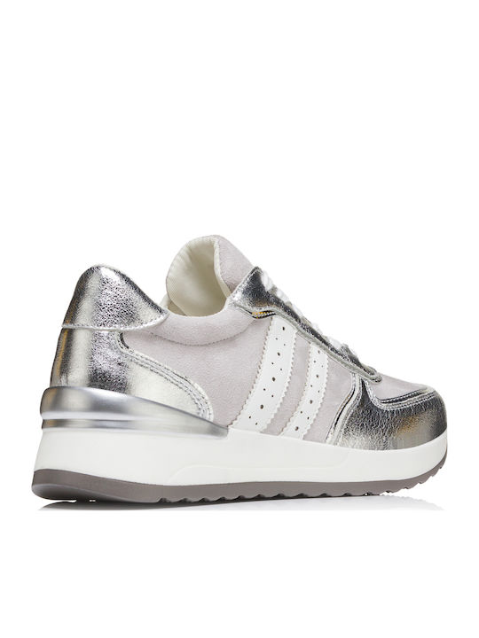 Γυναικεία Sneakers Ασημί
