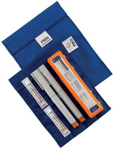 Frio Medizinische Tasche für Diabetikertaschen Große Geldbörse in Blau