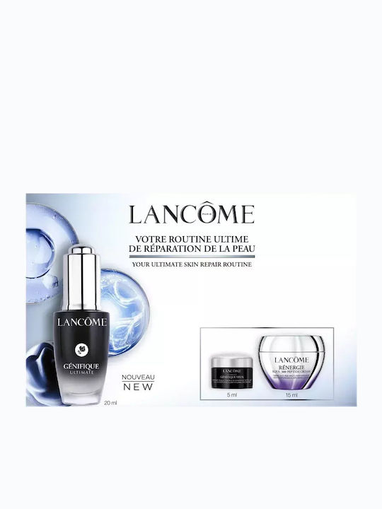 Lancome Génifique Ultimate Skin Care Set for Αnti-ageing, Brightening & Moisturizing 3pcs