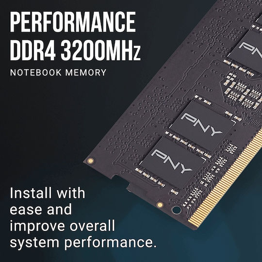 PNY Performance 8GB DDR4 RAM with 3200 Speed for Laptop