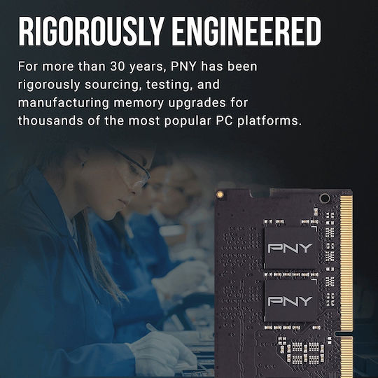 PNY Performance 8GB DDR4 RAM with 3200 Speed for Laptop