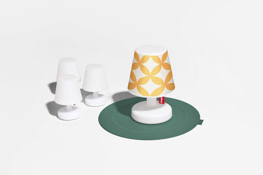 Fatboy Tischlampe mit Schirm und Weiß Basis