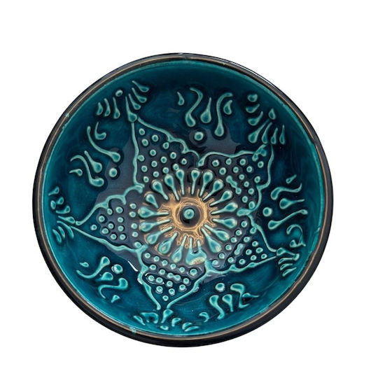 Yakamoz Bol Decorativ Ceramică Verde 8x8x4cm 1buc Yakamoz Bol Decorativ Ceramică Verde 8x8x4cm 1buc
