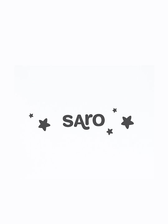 Saro Portable Fabric Booster Chair for Table Polar