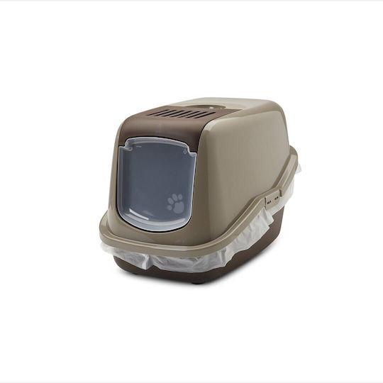 Savic Nestor Cat Toilet Closed Gray L56 x W39 x H38.5cm