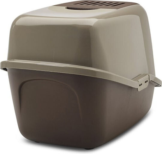 Savic Nestor Cat Toilet Closed Gray L56 x W39 x H38.5cm