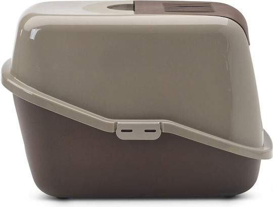 Savic Nestor Cat Toilet Closed Gray L56 x W39 x H38.5cm
