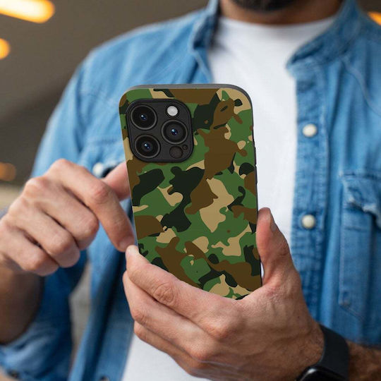 Калъф Sonique Camouflage Army Series за Motorola Moto G32 Зелен