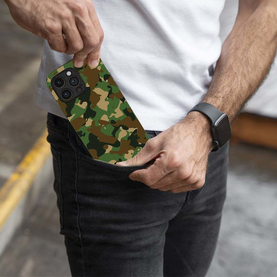 Калъф Sonique Camouflage Army Series за Motorola Moto G32 Зелен