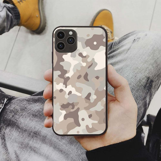 Sonique Camouflage Army Serie Hülle für Motorola Moto G72 Beige