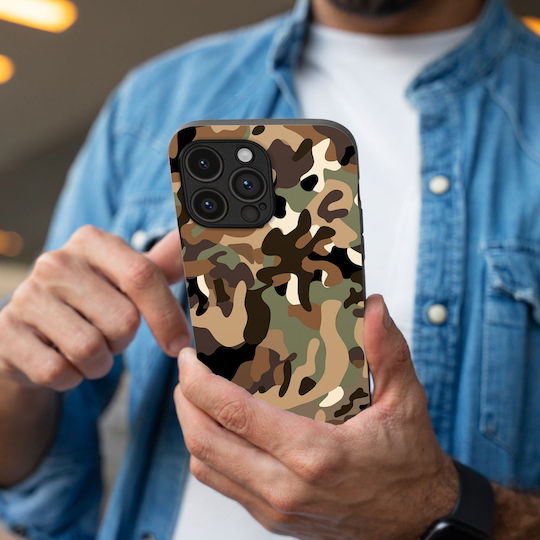 Калъф Sonique Camouflage Army Series за Oneplus 12r 5g кафяв