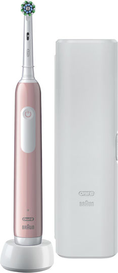 Electric Toothbrush Oral B Pro 1 Pink + Tc 6 8 6