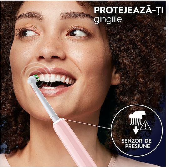 Electric Toothbrush Oral B Pro 1 Pink + Tc 6 8 6