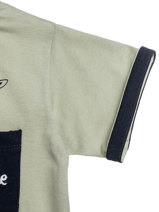 Kinderhemd Kurzarm Khaki