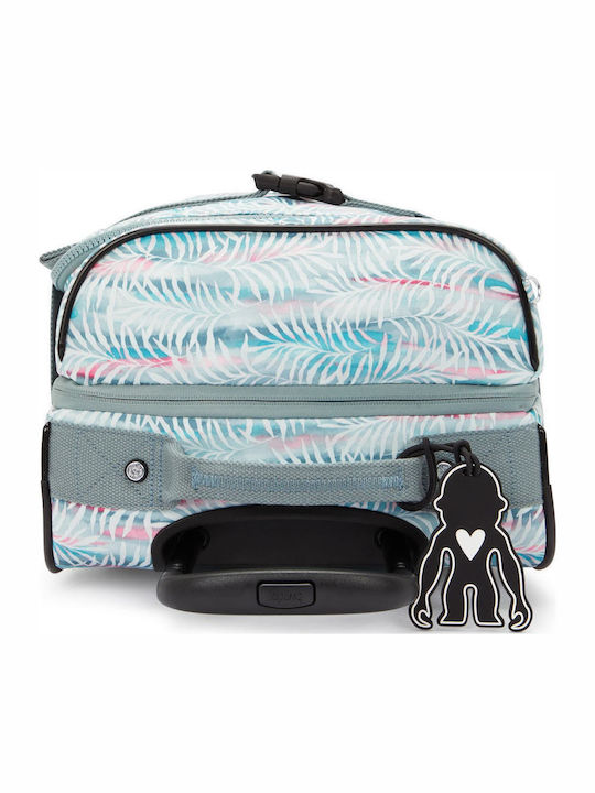 Kipling Koffer Kabine Stoff Palmtree Leaves mit 4 Räder Höhe 54cm