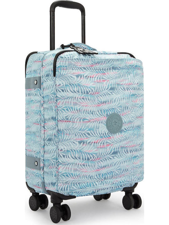 Kipling Spontaneous Βαλίτσα Ταξιδίου Καμπίνας Υφασμάτινη Palmtree Leaves με 4 Ρόδες Ύψους 53εκ.