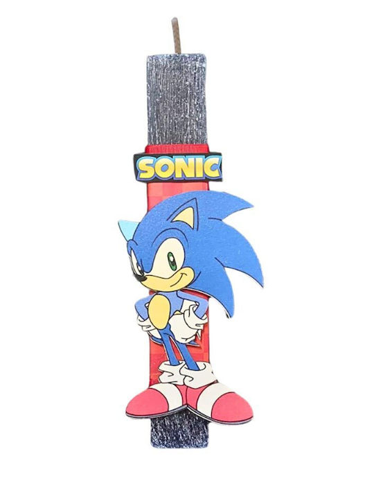 Λαμπάδα Sonic the Hedgehog Στρογγυλή Αρωματική