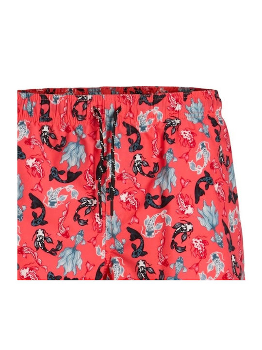 Jack & Jones Παιδικό Μαγιό Βερμούδα / Σορτς Κόκκινο, Κοραλί