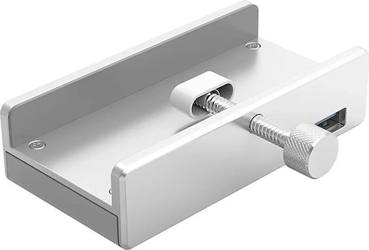 Orico MH4PU-SV Hub 4 Porturi USB 3.0 Cu Conectare USB-A Gri