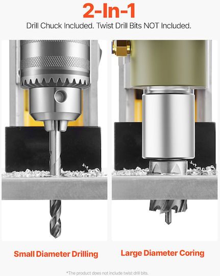 Vevor Μαγνητικό Δράπανο CLZJPDJ40MMKUHBJ6V2 με Ισχύ 1.4kW