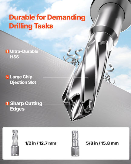 Vevor Magnetic Drill Press CLZJP2JT40MM4PKJVV2 with Power 1.2kW