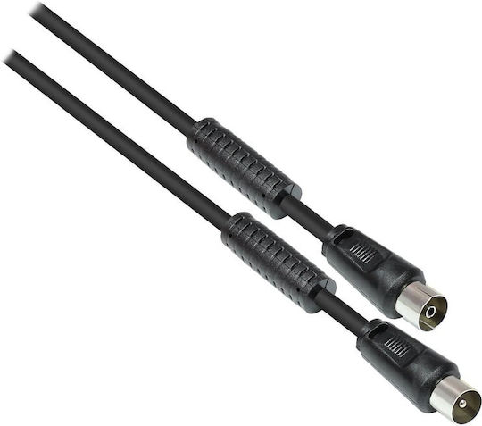 Good Connections Antenna Cable Coax male - Coax female Black 50m (S-PAK50S) 1pcs