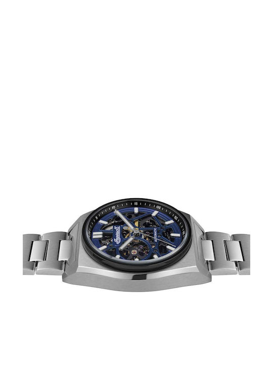 Ingersoll Herrenuhr Batterie mit Silber Metallarmband