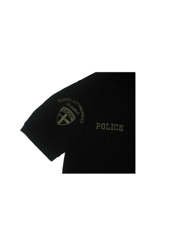 Woodland Μπλούζα Dry Fit Polo Οπκε Μαύρο
