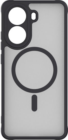 Spacecase Hybrid Magsafe Back Cover Plastic / Silicone Black (Poco X7 ProHonor X7)