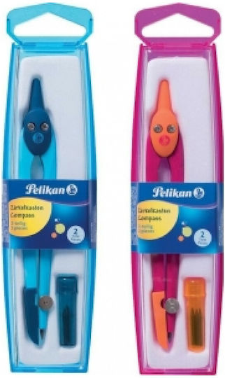 Pelikan Metallic Compass with Point in Case (Μiscellaneous colours)