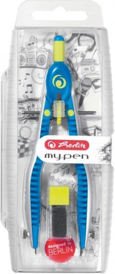 Διαβήτης My Pen Μπλε Λεμόνι 11122330 Herlitz 4008110408538