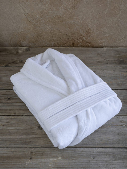 Nima Kids Bathrobe Opal White with Hood
