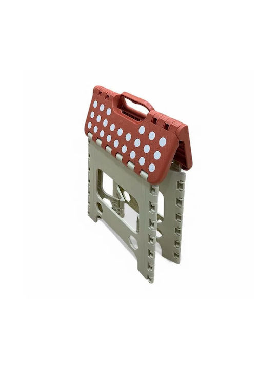 Plastic Outdoor Stool Coral 27x21x21cm