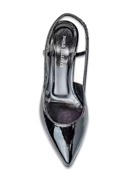 Lackleder Pumps Schwarz 170605-MAUR