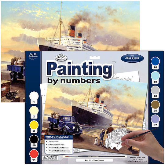 Royal & Langnickel Υπερωκεάνειο Queen Mary Malsets 40x30cm