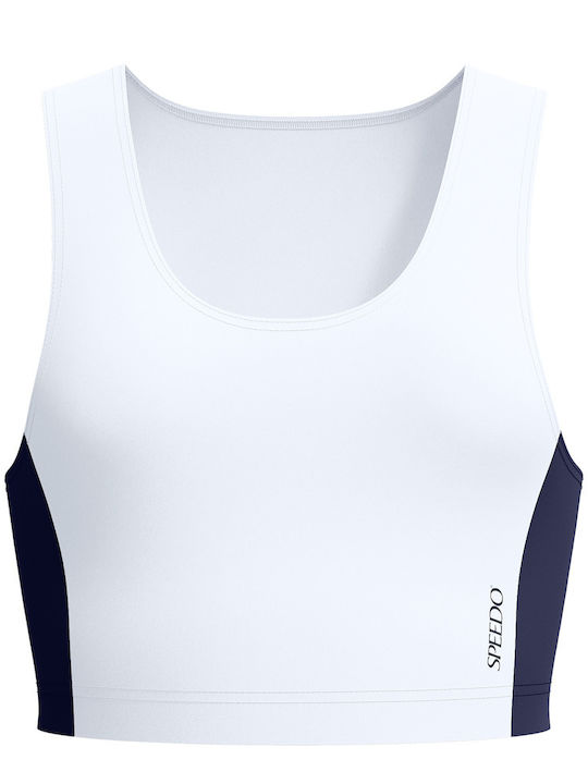 Speedo Women's Cb Crop Top White