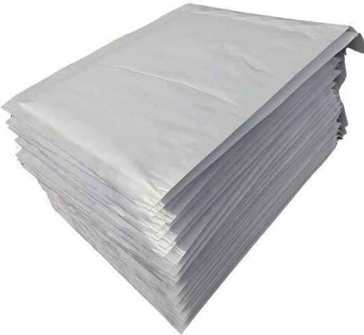 Bestpak Set Umschläge Korrespondenz mit Blasen 100Stück 14x14cm in Weiß Farbe