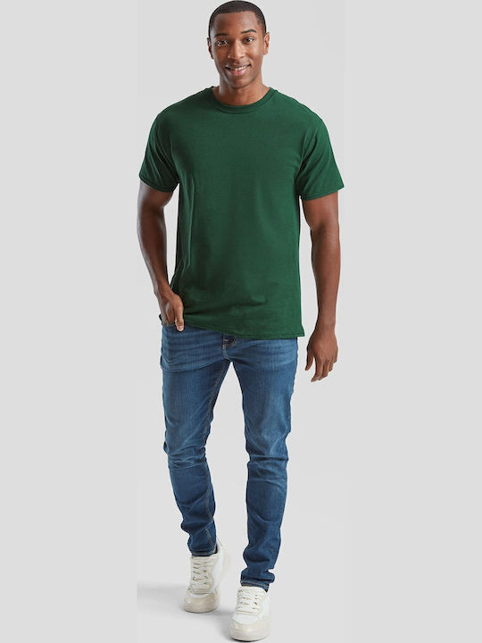 Fruit of the Loom Valueweight Men's Short Sleeve Promotional T-Shirt Bottle Green