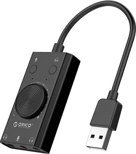 Orico Extern USB Soundkarte 2.0 ORICO-SC2-BK-BP-HU