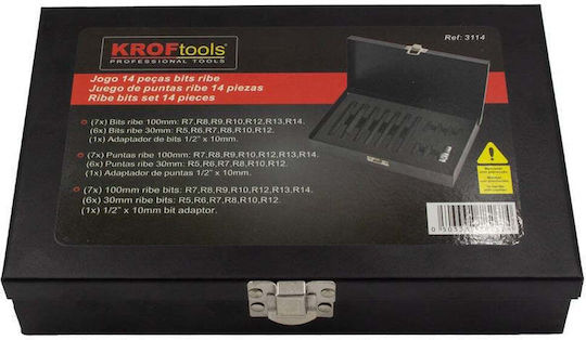 Μύτες Ribe Σετ 14 Τμχ Kroftools