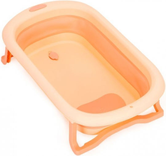 Ecotoys Cadă pliabilă pentru bebeluși Roz