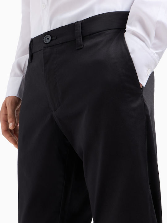 Pantaloni Bărbați Elastic Negru