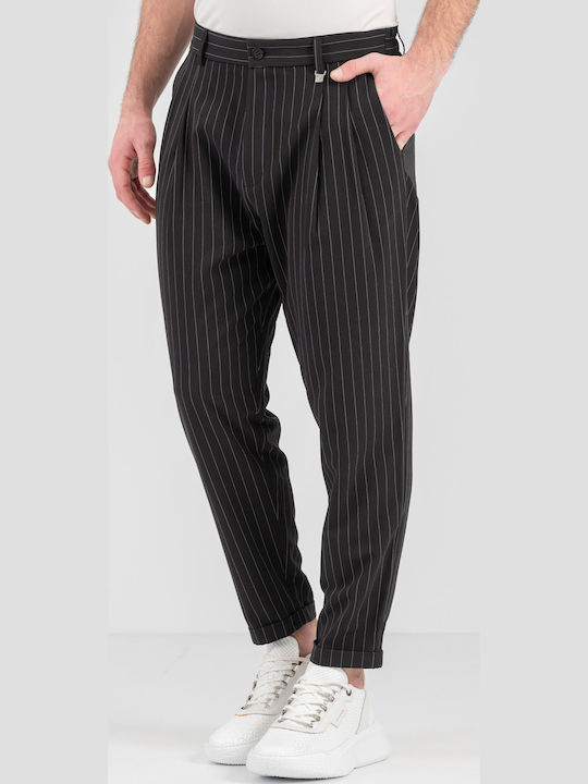 Hose Elastisch in Lockere Passform Black