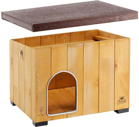 Ferplast Baita Dog House Wooden Outdoor Brown 95.5x65x65.5cm