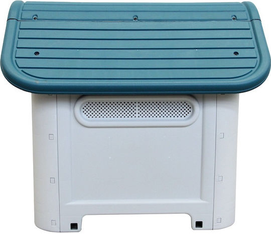 Dog House Plastic Outdoor Gray 45x75x65cm